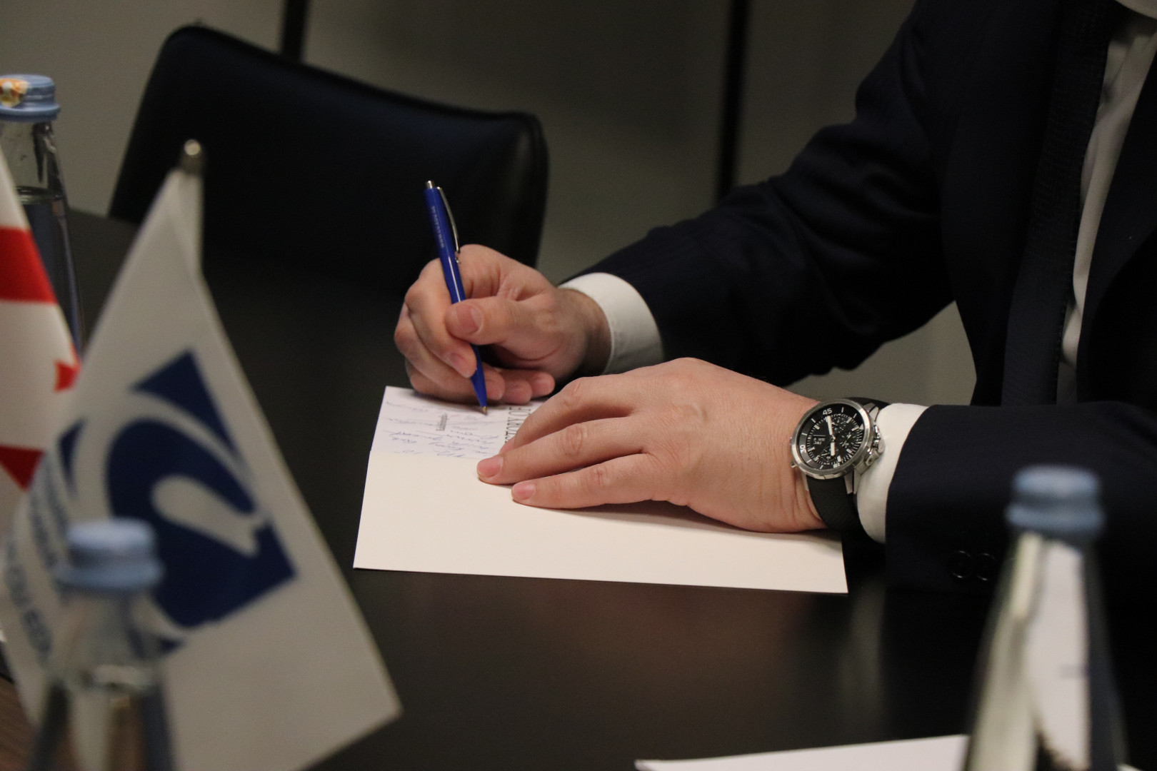  კორეული კულტურისა და ენის ფონდის დამფუძნებლის ვიზიტი CU კამპუსში