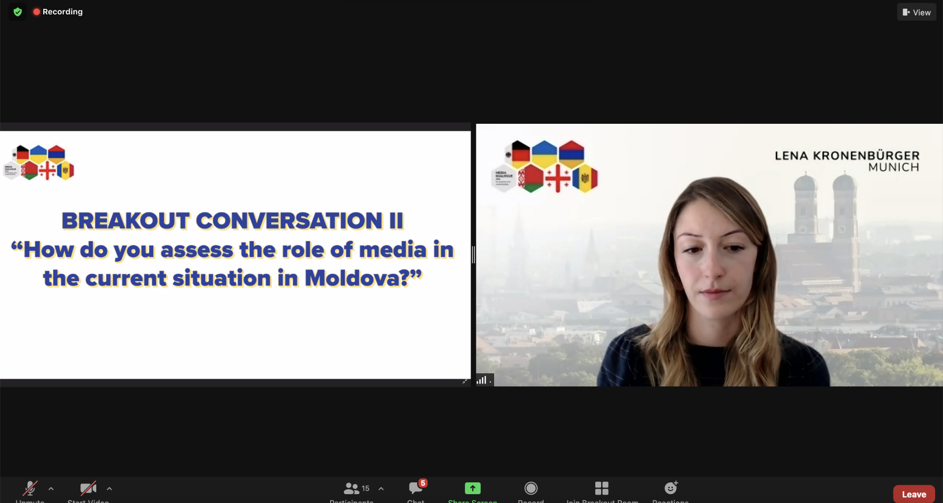 მეორე ონლაინ სემინარი პროექტის Media Dialogue 2021 for Conflict Sensitivity and Research ფარგლებში