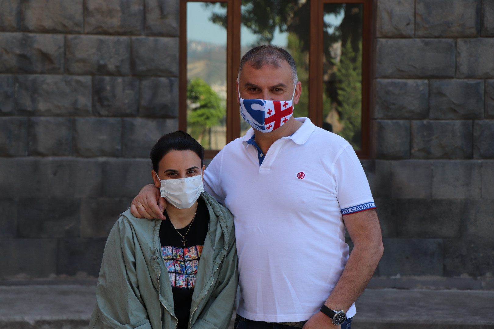 მაგიდის ჩოგბურთის ჩემპიონატი CU კამპუსის ეზოში