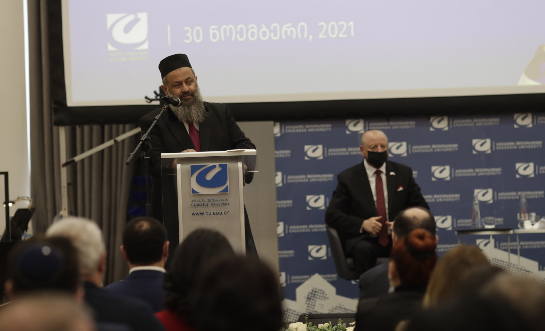 პროფესორ შაბთაი ცურისთვის საპატიო დოქტორის წოდების მინიჭების ცერემონია