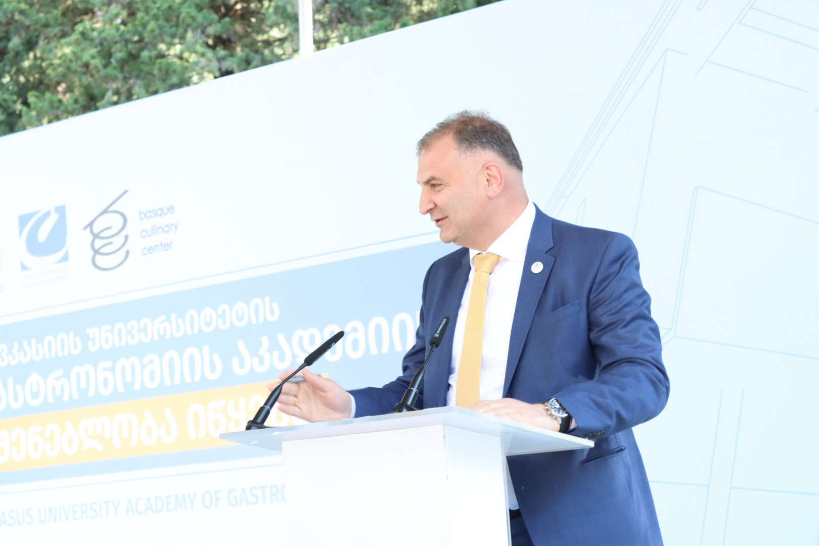 გურჯაანში კავკასიის უნივერსიტეტის გასტრონომიის აკადემიის მშენებლობა იწყება