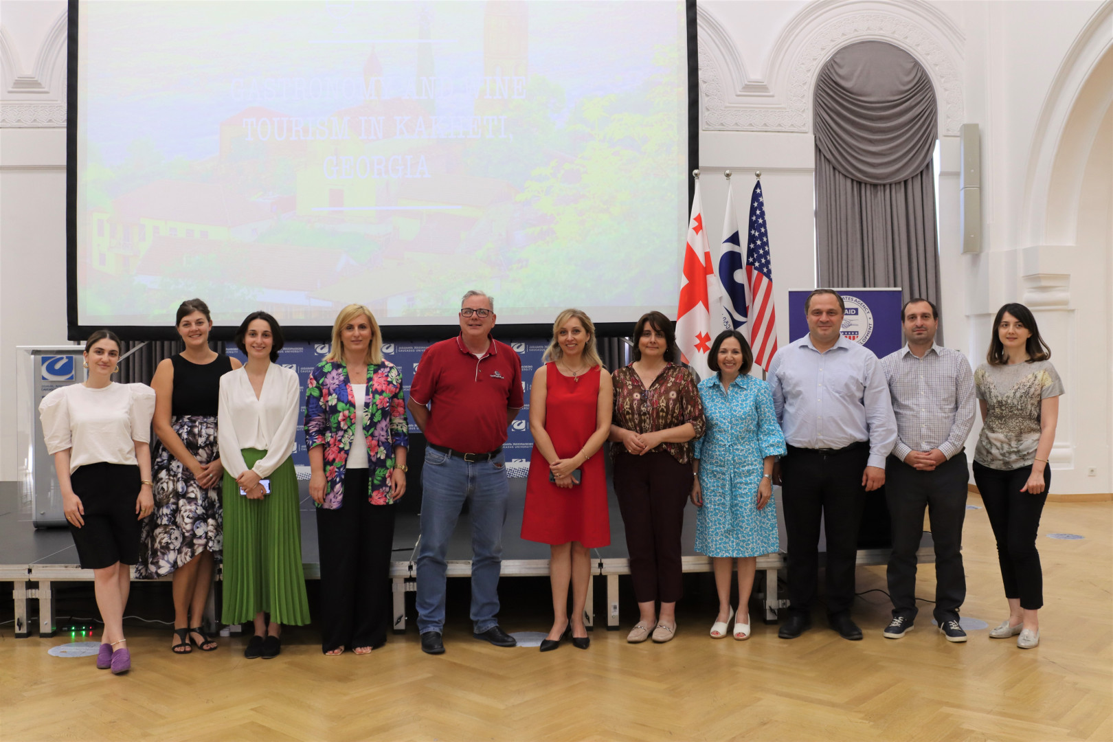 ჯორჯ ვაშინგტონის უნივერსიტეტისა და კავკასიის უნივერსიტეტების ერთობლივი კვლევითი პროექტის შედეგების პრეზენტაცია  