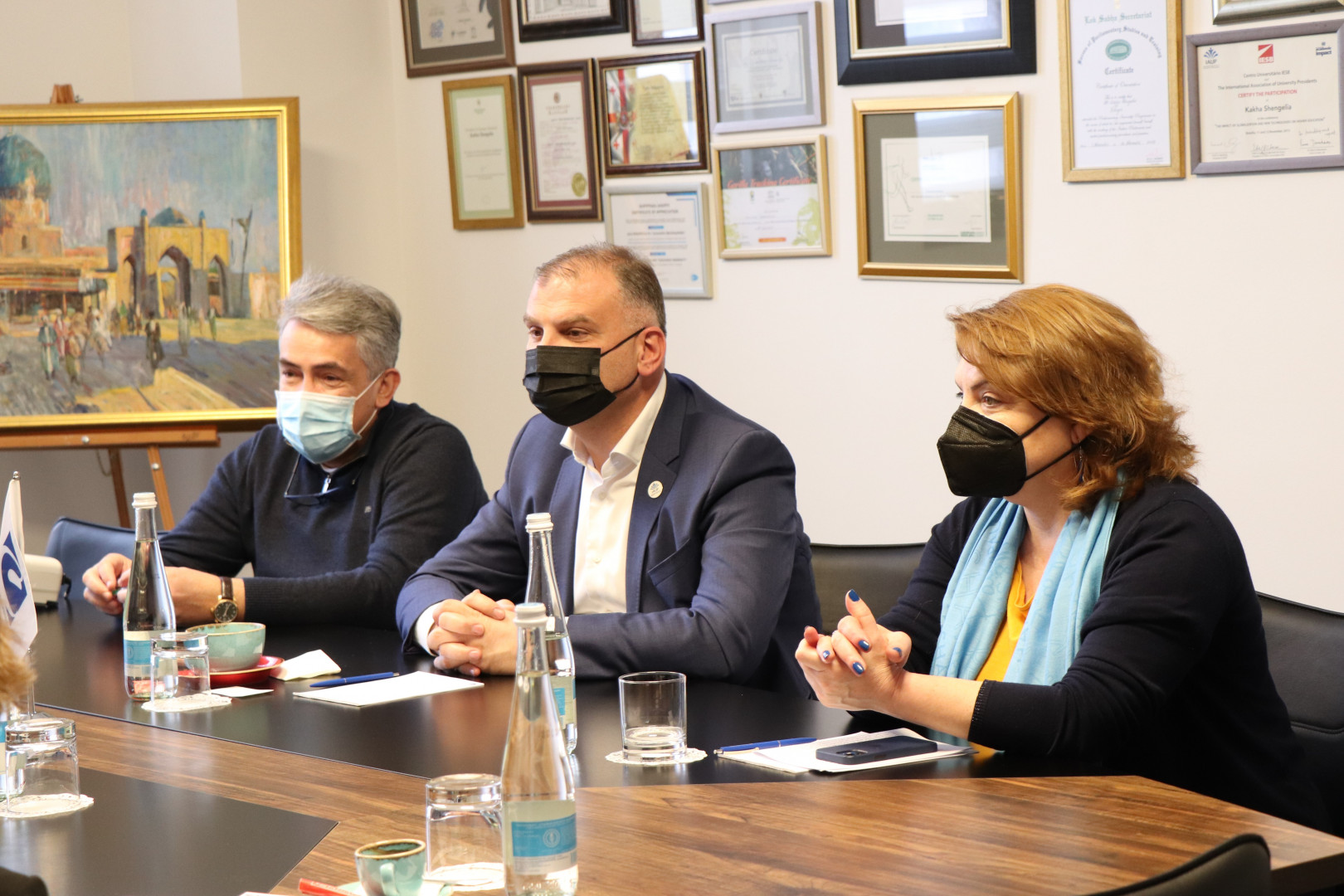 UNICEF-ის წარმომადგენლების ვიზიტი კავკასიის უნივერსიტეტში