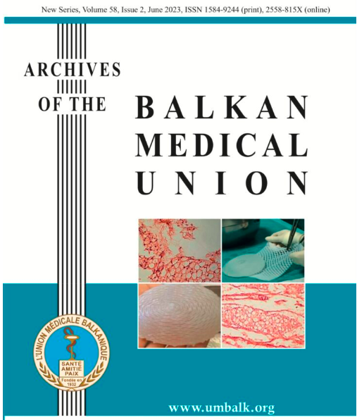 თენგიზ ვერულავას სტატია რეიტინგულ ჟურნალში „Archives Balkan Medical Union“ გამოქვეყნდა