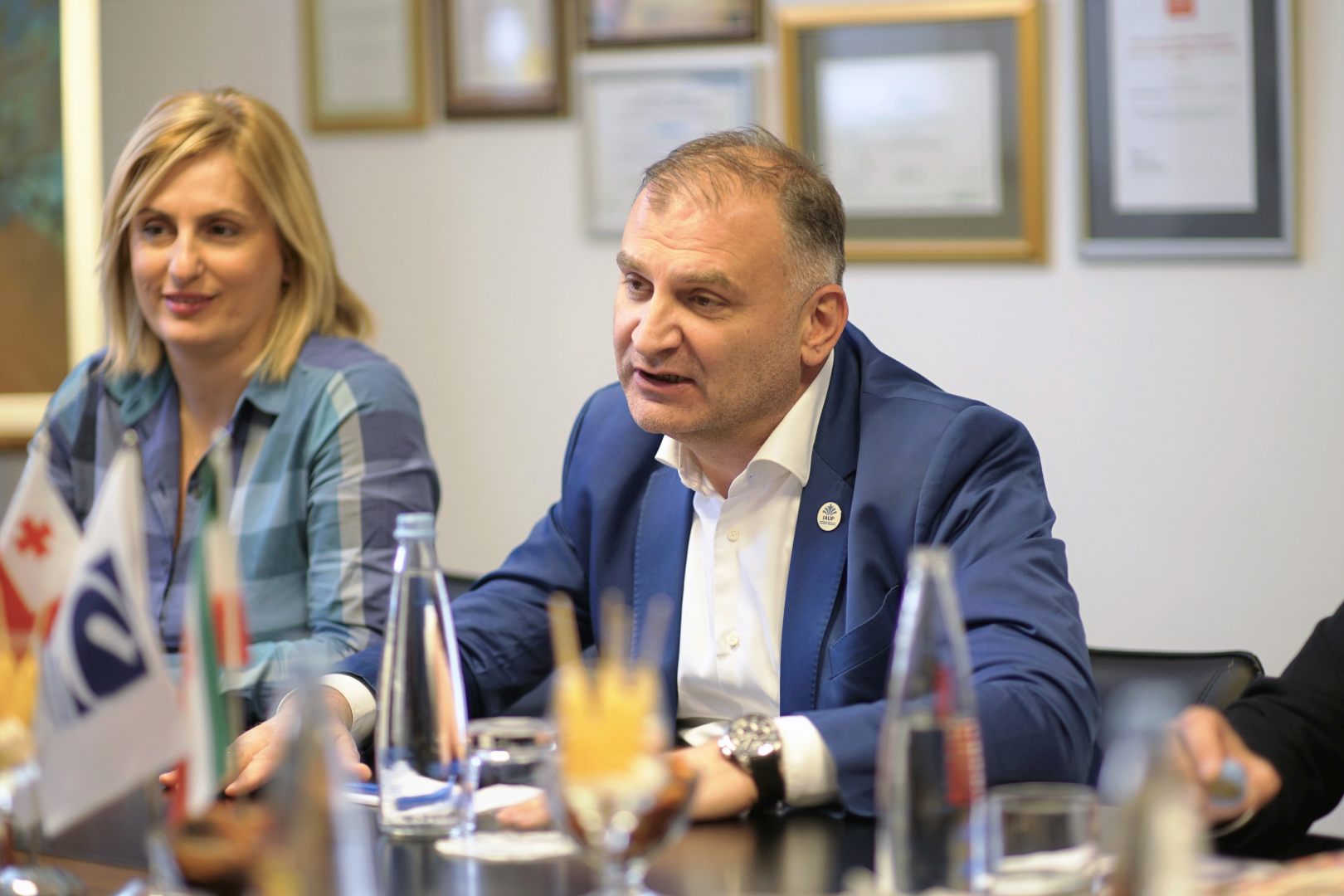 ირანის ისლამური რესპუბლიკის ელჩისა და კულტურის ატაშეს ვიზიტი კავკასიის უნივერსიტეტში