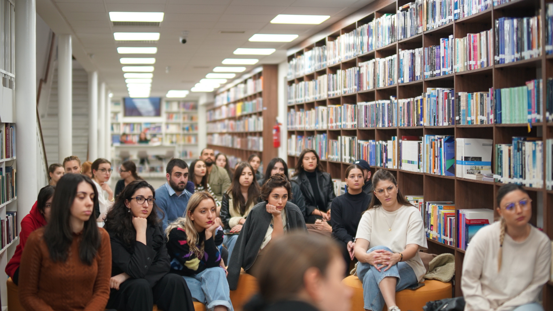 ვივიან ვოქერის შეხვედრა მედიის სკოლის სტუდენტებთან