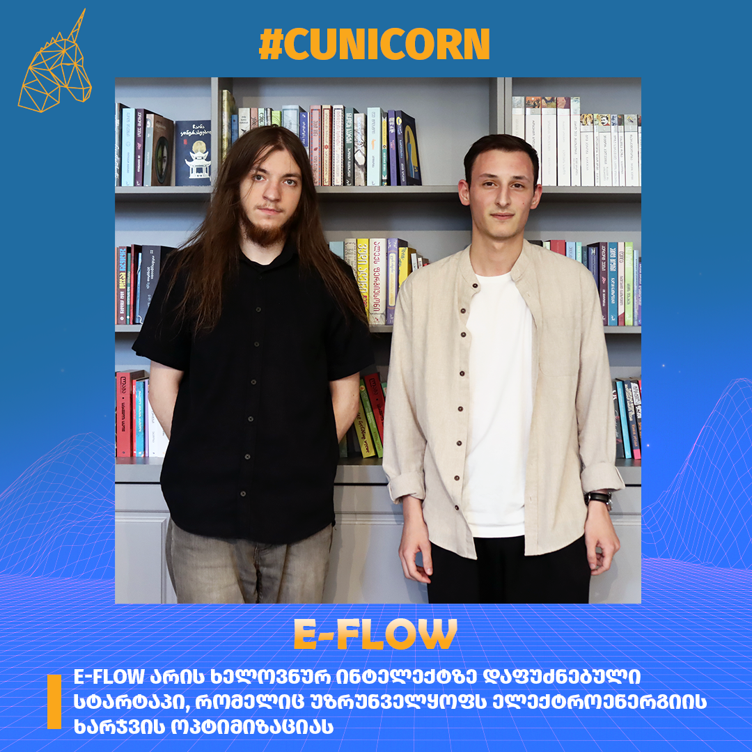 CUnicorn-ის მონაწილე სტარტაპი E-Flow 