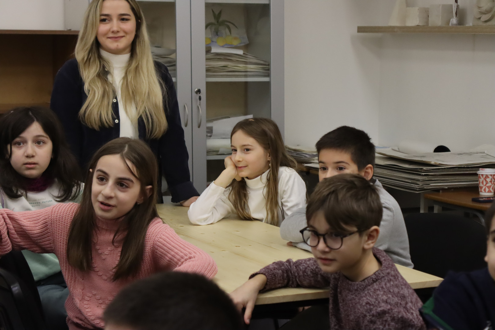არქიტექტურის ვორკშოპი თბილისის კერძო სკოლის - „მწვანე სკოლა“ - მოსწავლეებისთვის
