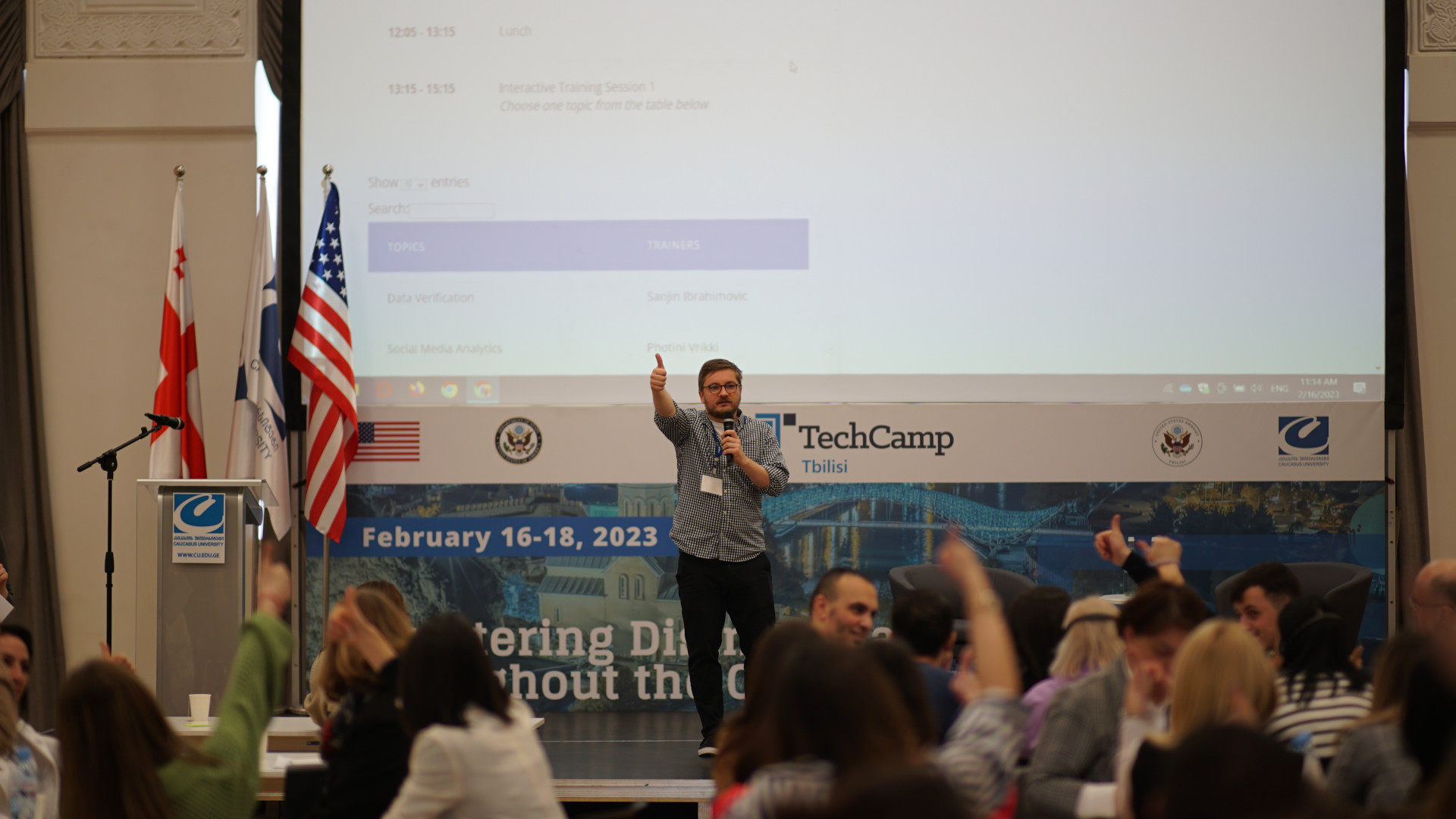 TechCamp კავკასიის უნივერსიტეტში 