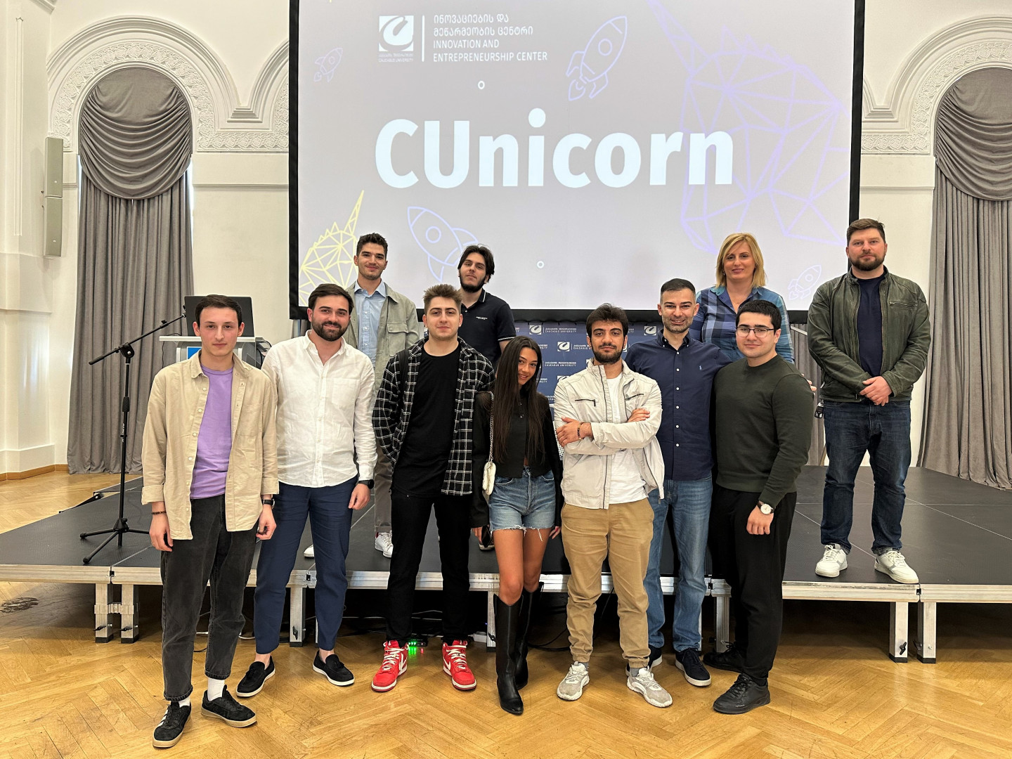 “CUnicorn”-ის და შერჩეული მონაწილეების პრეზენტაცია