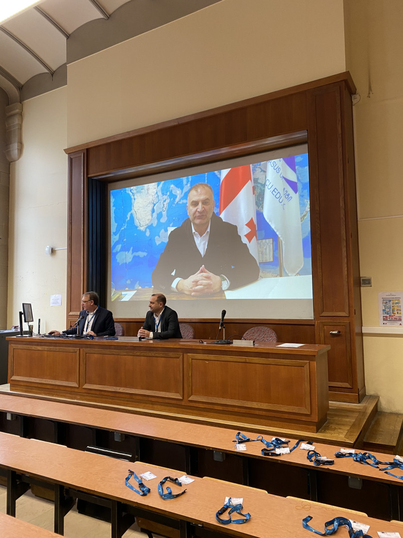 პარიზის სორბონის უნივერსიტეტისა და კავკასიის ტურიზმის სკოლის კონფერენცია - "ტურიზმის მიერ გამოწვეული განახლებები, ურბანიზაცია და რეფორმები - საქართველოს შემთხვევა"