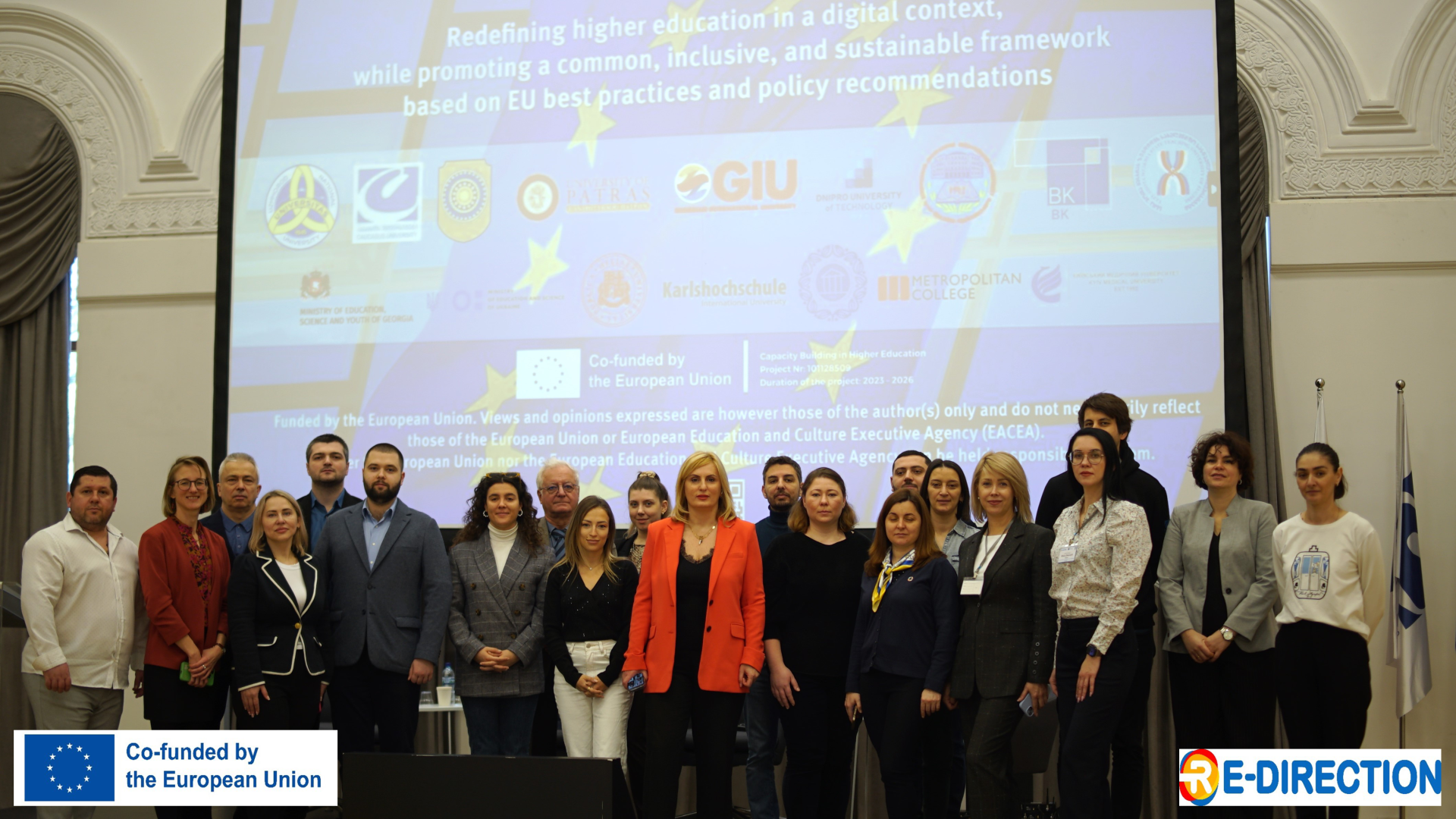 ევროკავშირის ERASMUS+ პროექტის “RE-DIRECTION-ის შეხვედრა კავკასიის უნივერსიტეტში