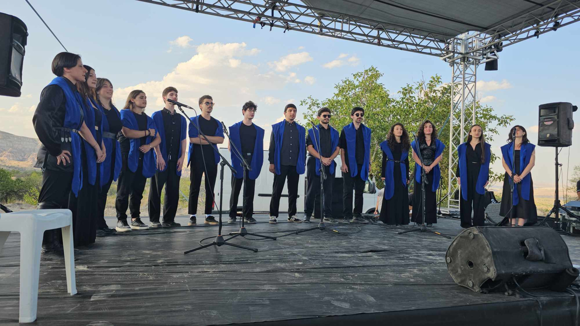 CU-ის ფოლკლორული ანსამბლი კაბადოკიის ღვინის ფესტივალზე