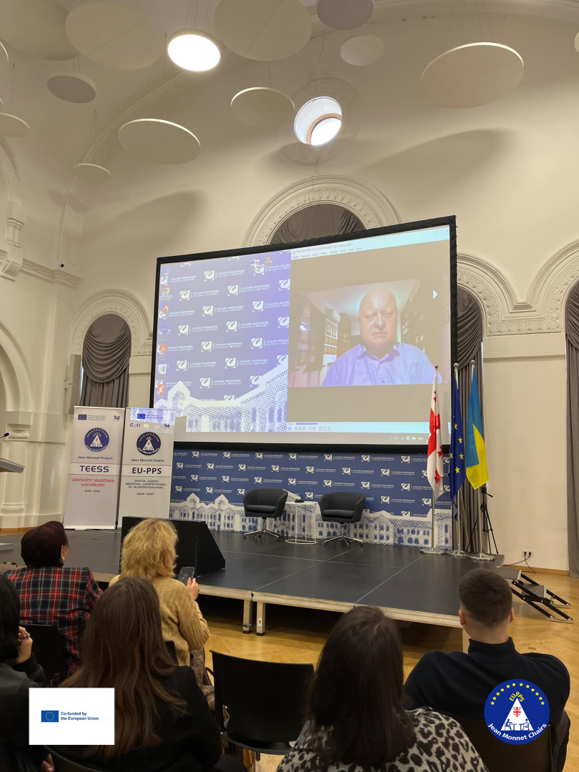 ჟან მონეს კათედრის “ევროპის კავშირი მშვიდობის, კეთილდღეობისა და უსაფრთხოებისათვის” (EU-PPS) პრეზენტაცია