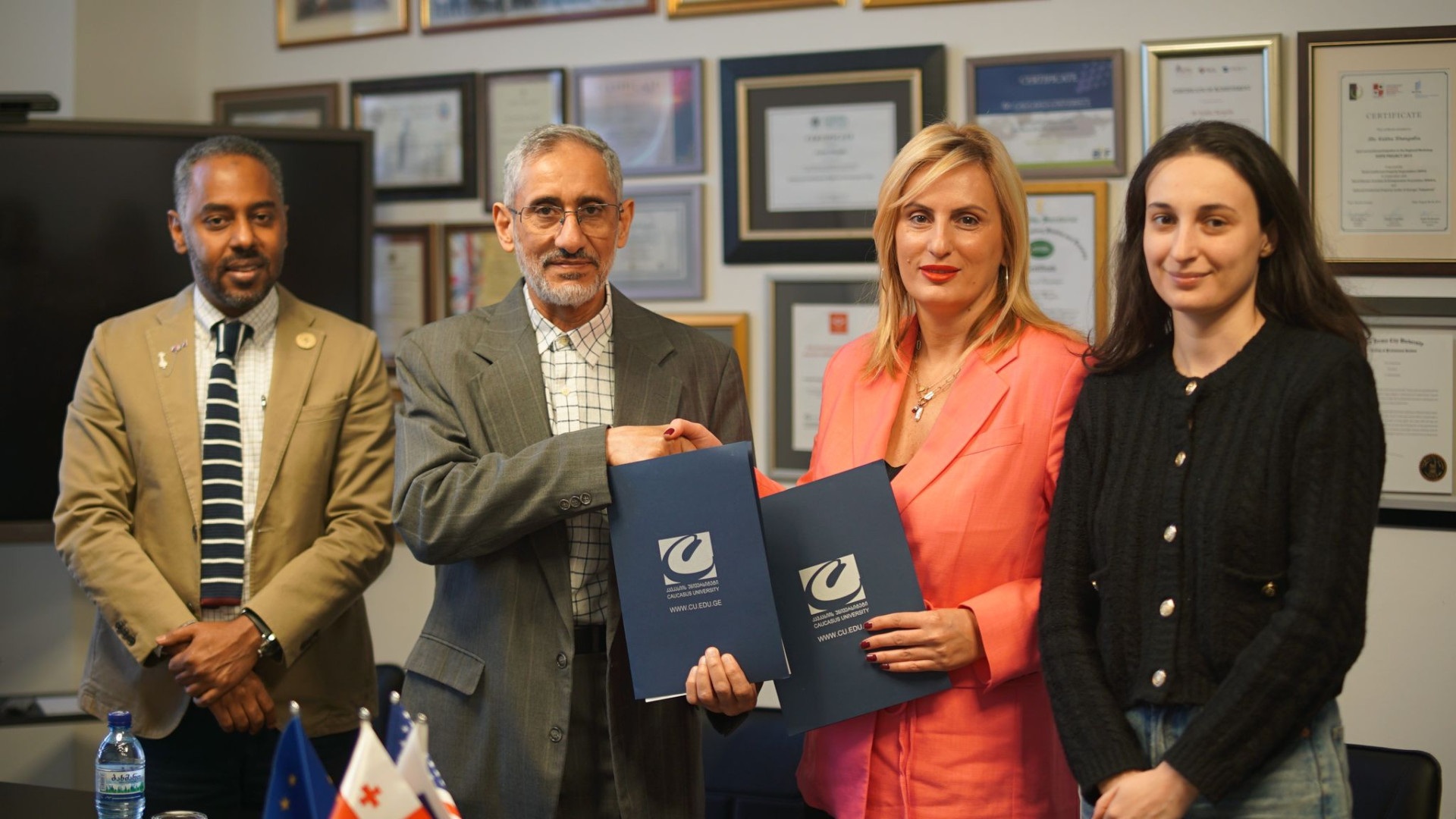 ომანის სასულთნოს ბიზნესისა და მეცნიერების თანამედროვე კოლეჯის წარმომადგენლების ვიზიტი