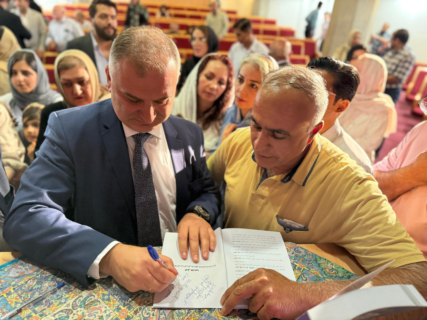CU-ის პრეზიდენტის, კახა შენგელიას, წიგნის „საქართველოს ისტორიის“ პრეზენტაცია ირანში