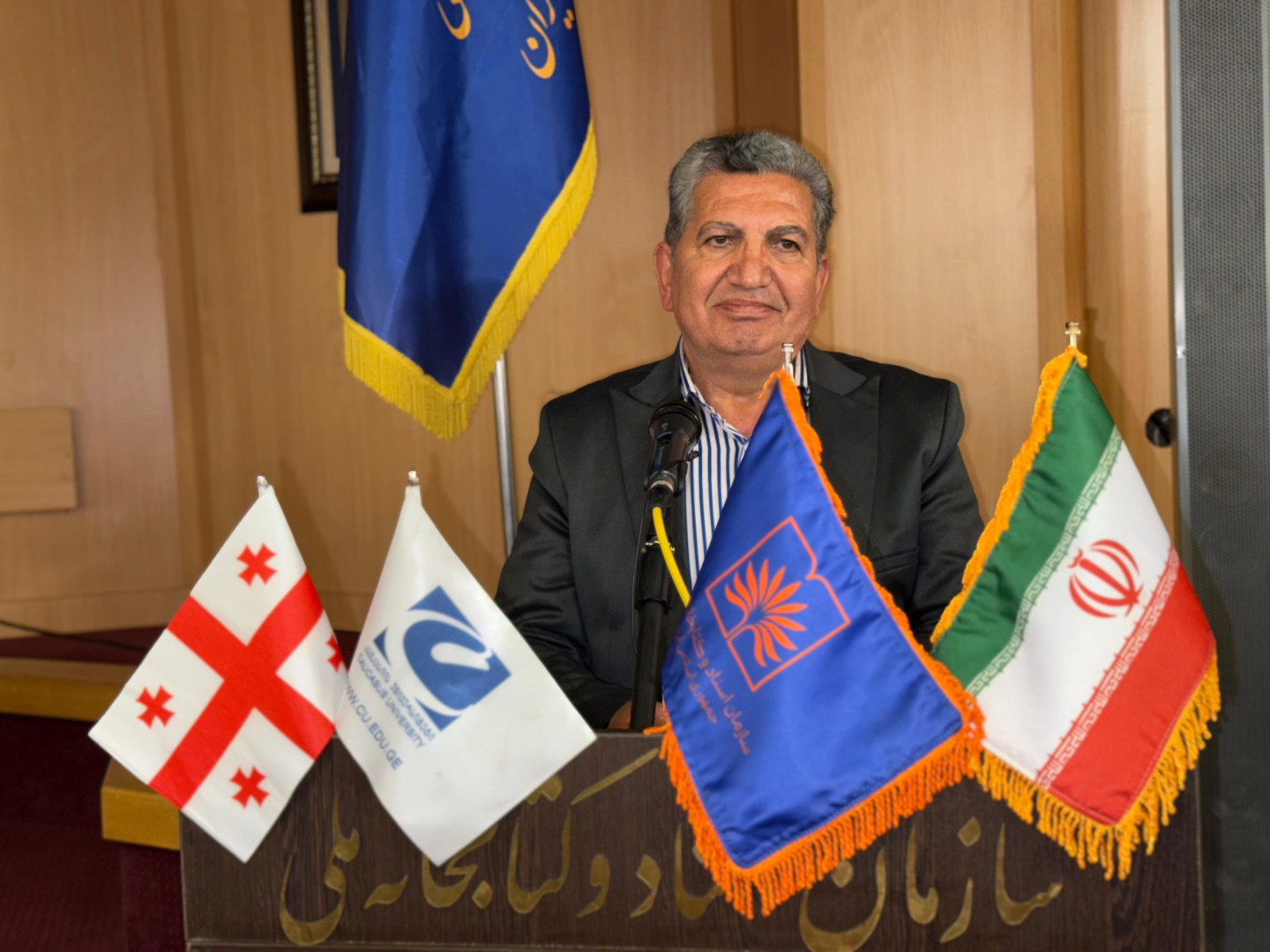 CU-ის პრეზიდენტის, კახა შენგელიას, წიგნის „საქართველოს ისტორიის“ პრეზენტაცია ირანში