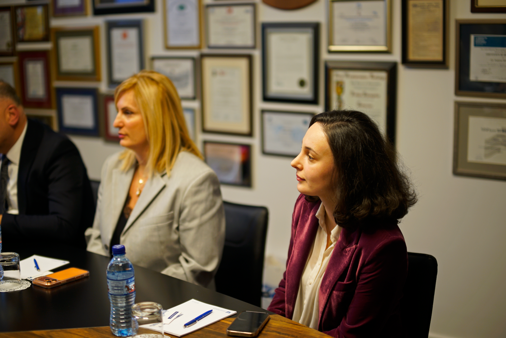 ბრიტანეთის ელჩის შეხვედრა კავკასიის უნივერსიტეტის პრეზიდენტთან 