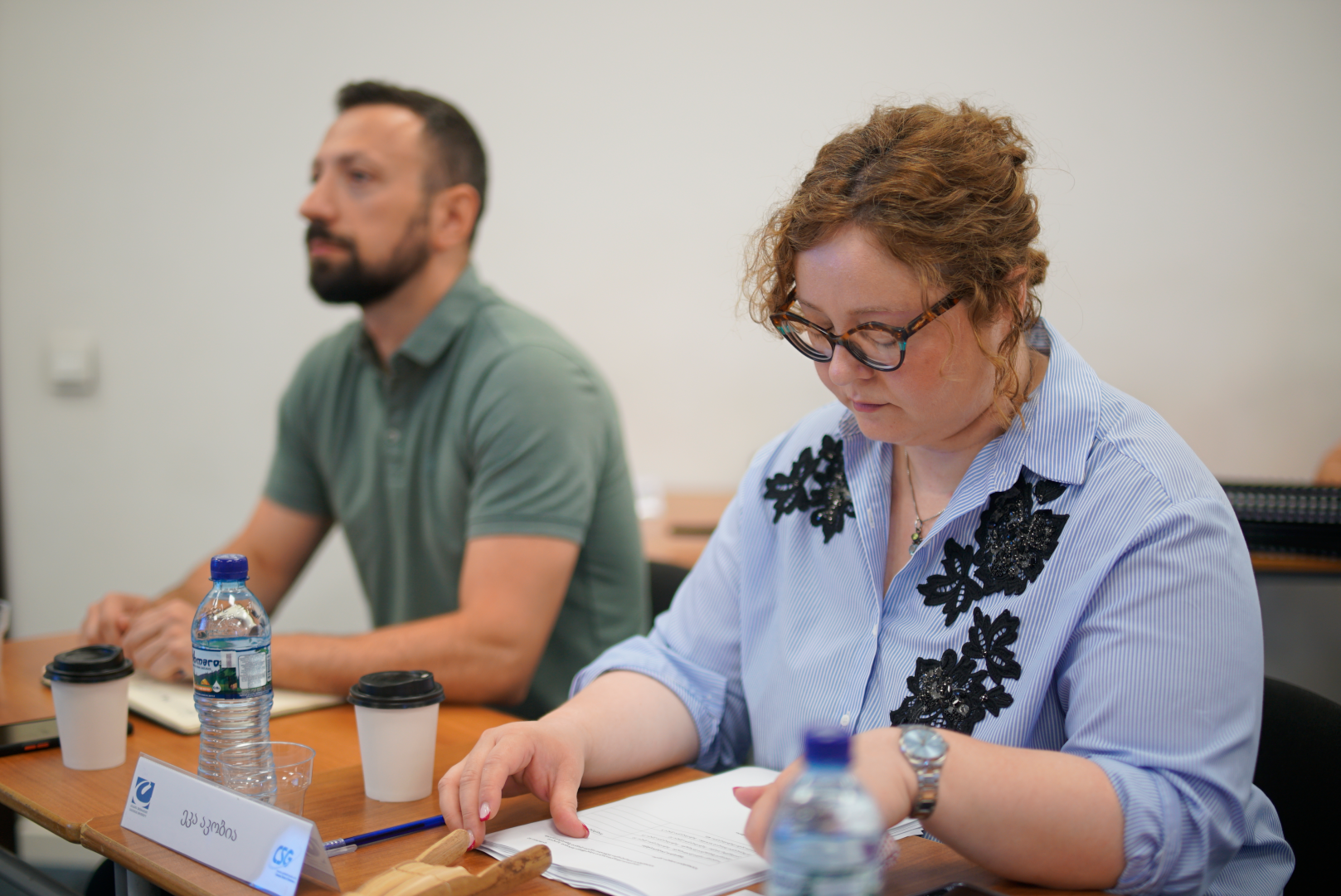 კავკასიის სახელმწიფო მართვის სკოლის საბაკალავრო ნაშრომების დაცვა