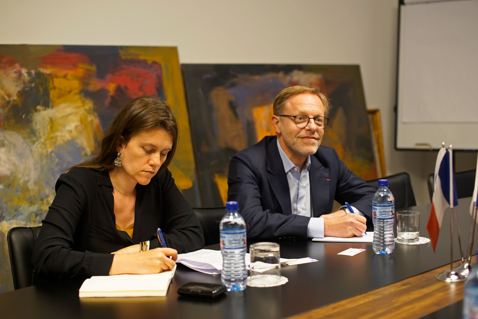 საფრანგეთის ელჩის ვიზიტი კავკასიის უნივერსიტეტში