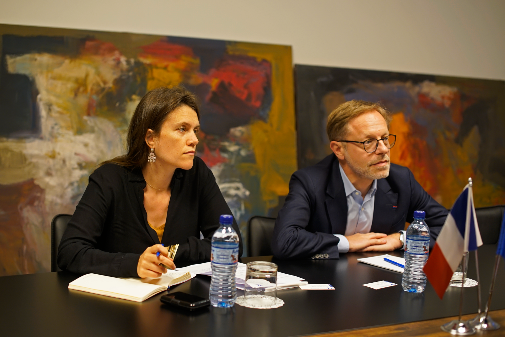 საფრანგეთის ელჩის ვიზიტი კავკასიის უნივერსიტეტში