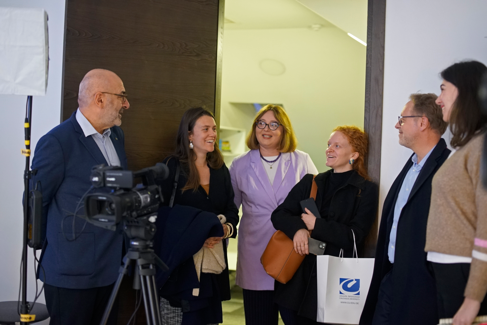 საფრანგეთის ელჩის ვიზიტი კავკასიის უნივერსიტეტში