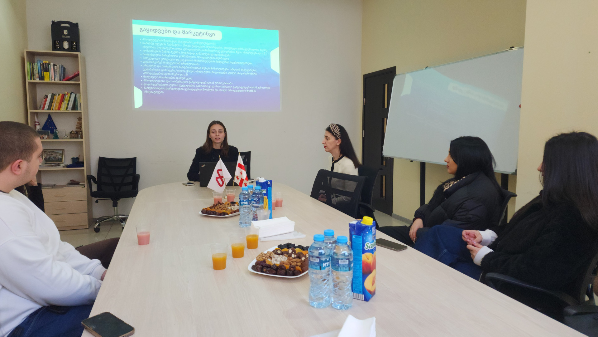 ტურიზმის სკოლის სტუდენტების საგანმანათლებლო ვიზიტი კომპანია &bdquo;მიმინო კავკასიაში&ldquo;