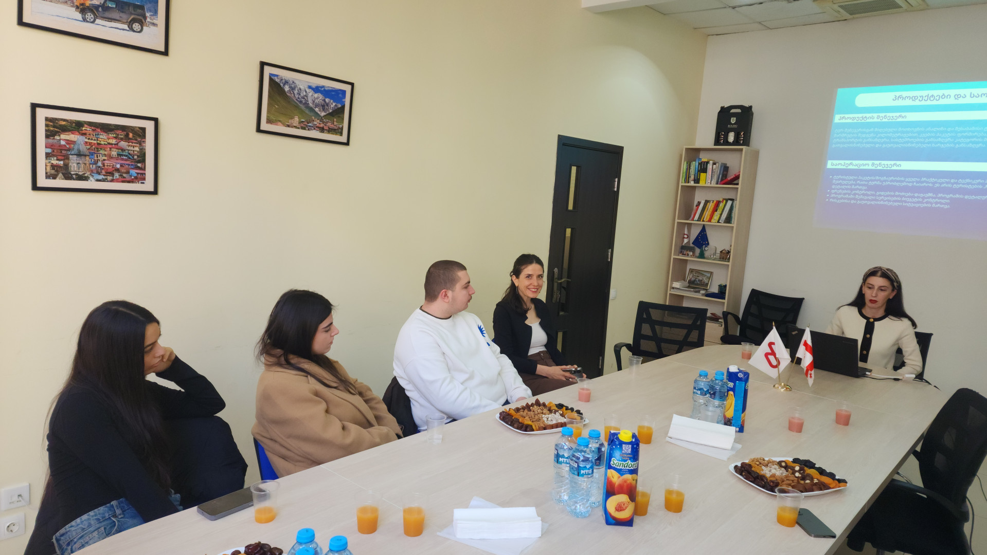 ტურიზმის სკოლის სტუდენტების საგანმანათლებლო ვიზიტი კომპანია &bdquo;მიმინო კავკასიაში&ldquo;