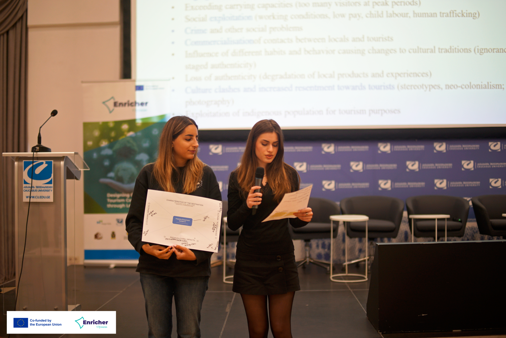 სტუდენტური ვორკშოპი – „მდგრადი ტურისტული მომსახურებების დიზაინი“ კავკასიის უნივერსიტეტში