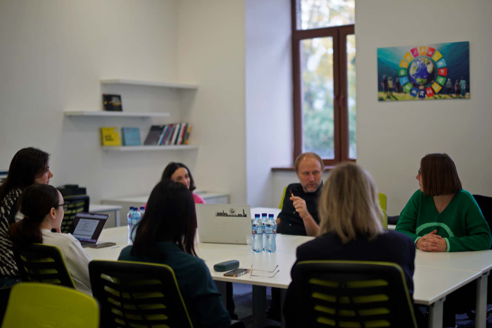 ლაიფციგის გამოყენებით მეცნიერებათა უნივერსიტეტის წარმომადგენლების ვიზიტი კავკასიის უნივერსიტეტში