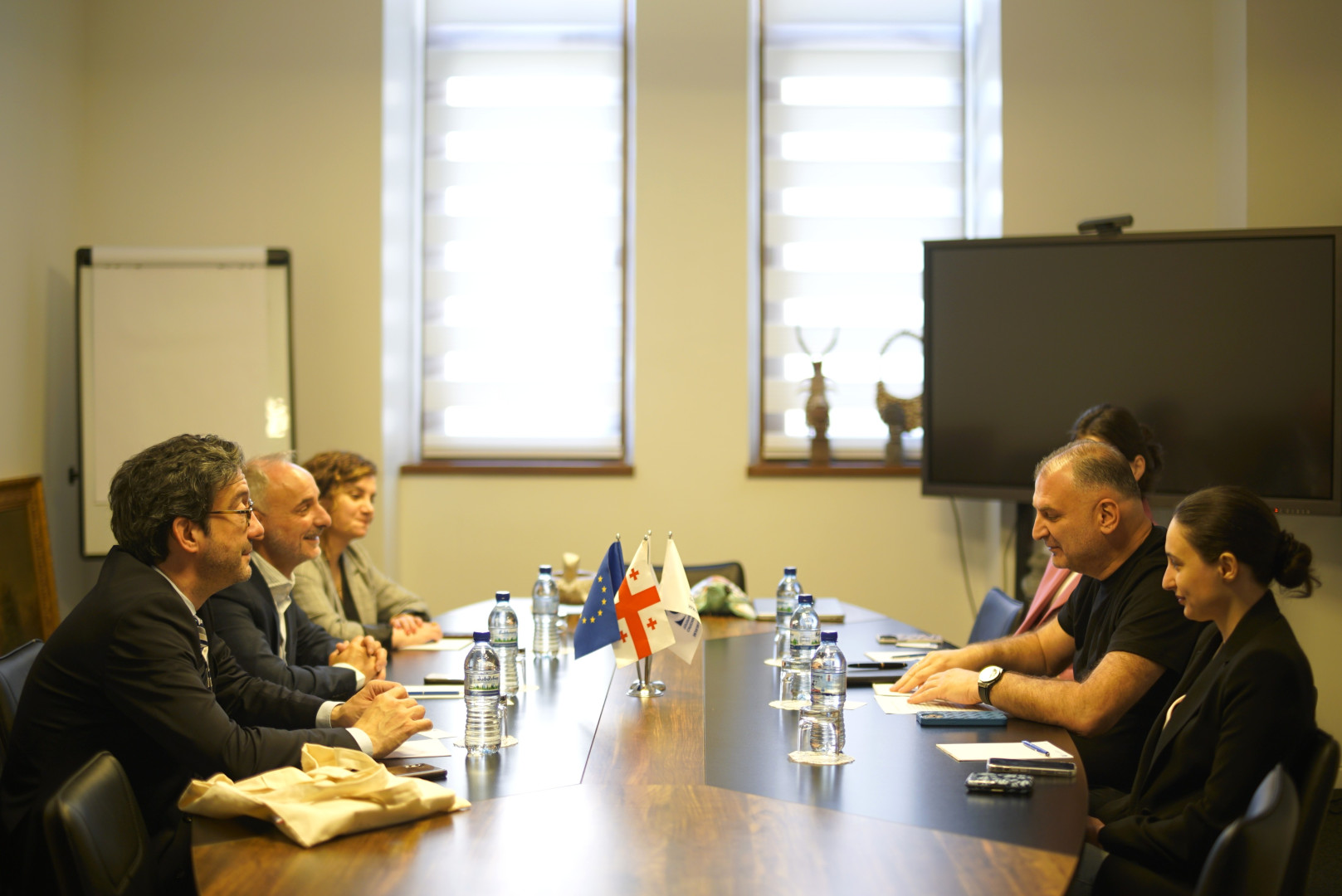 რენის უნივერსიტეტის დელეგაციის ვიზიტი კავკასიის უნივერსიტეტში