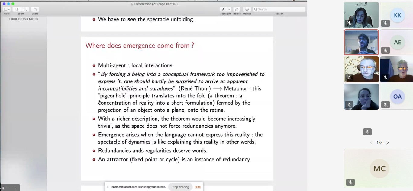 საჯარო ლექცია თემაზე "ქსელთა თეორია: ცოცხალი ორგანიზმი, სოციალური ორგანიზმი"