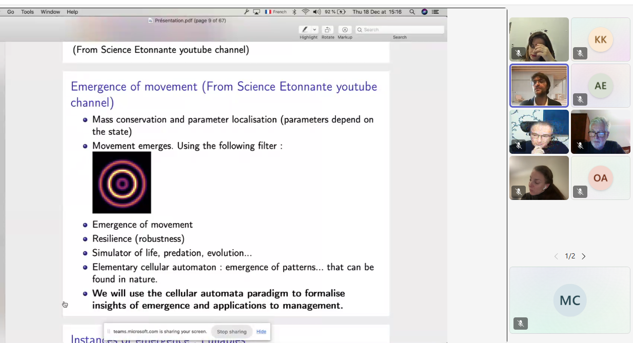 საჯარო ლექცია თემაზე "ქსელთა თეორია: ცოცხალი ორგანიზმი, სოციალური ორგანიზმი"
