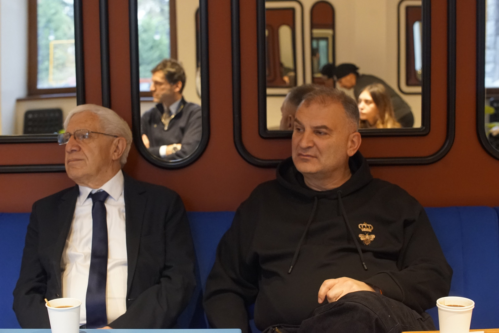 არაფორმალური შეხვედრა კავკასიის უნივერსიტეტის პრეზიდენტთან