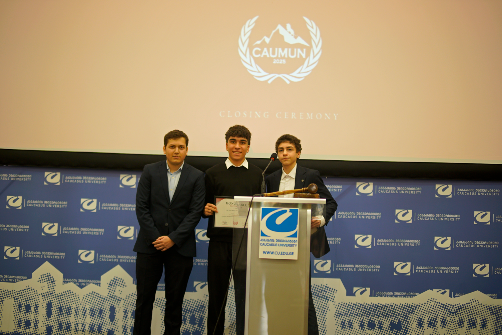 CAUMUN 2025 კავკასიის უნივერსიტეტში გაიმართა