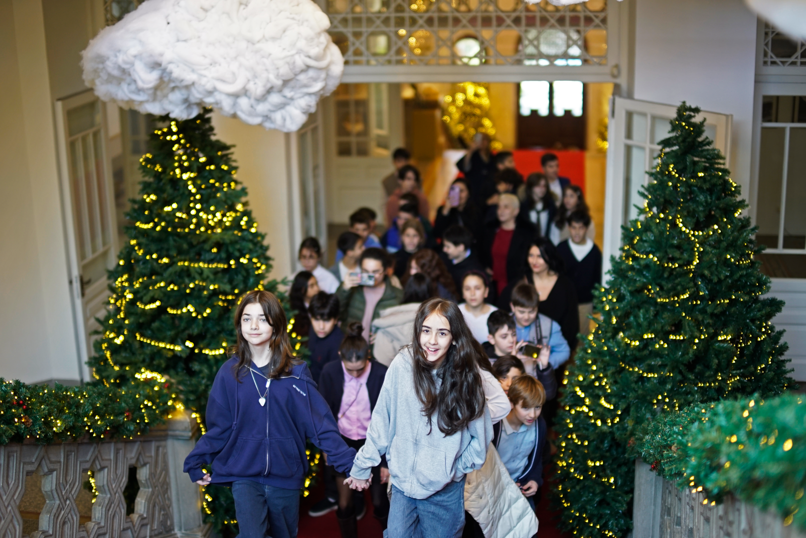 „მწვანე სკოლის“ მე-6 კლასის მოსწავლეების ვიზიტი CU-ში