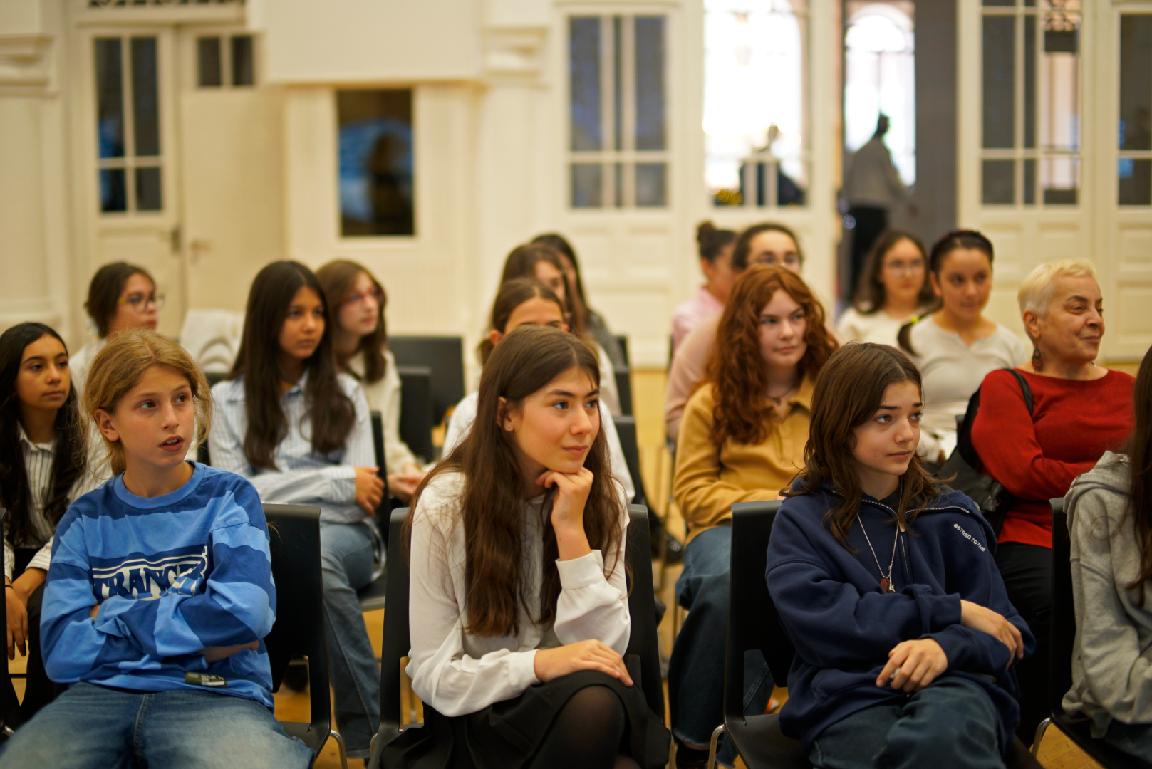 „მწვანე სკოლის“ მე-6 კლასის მოსწავლეების ვიზიტი CU-ში