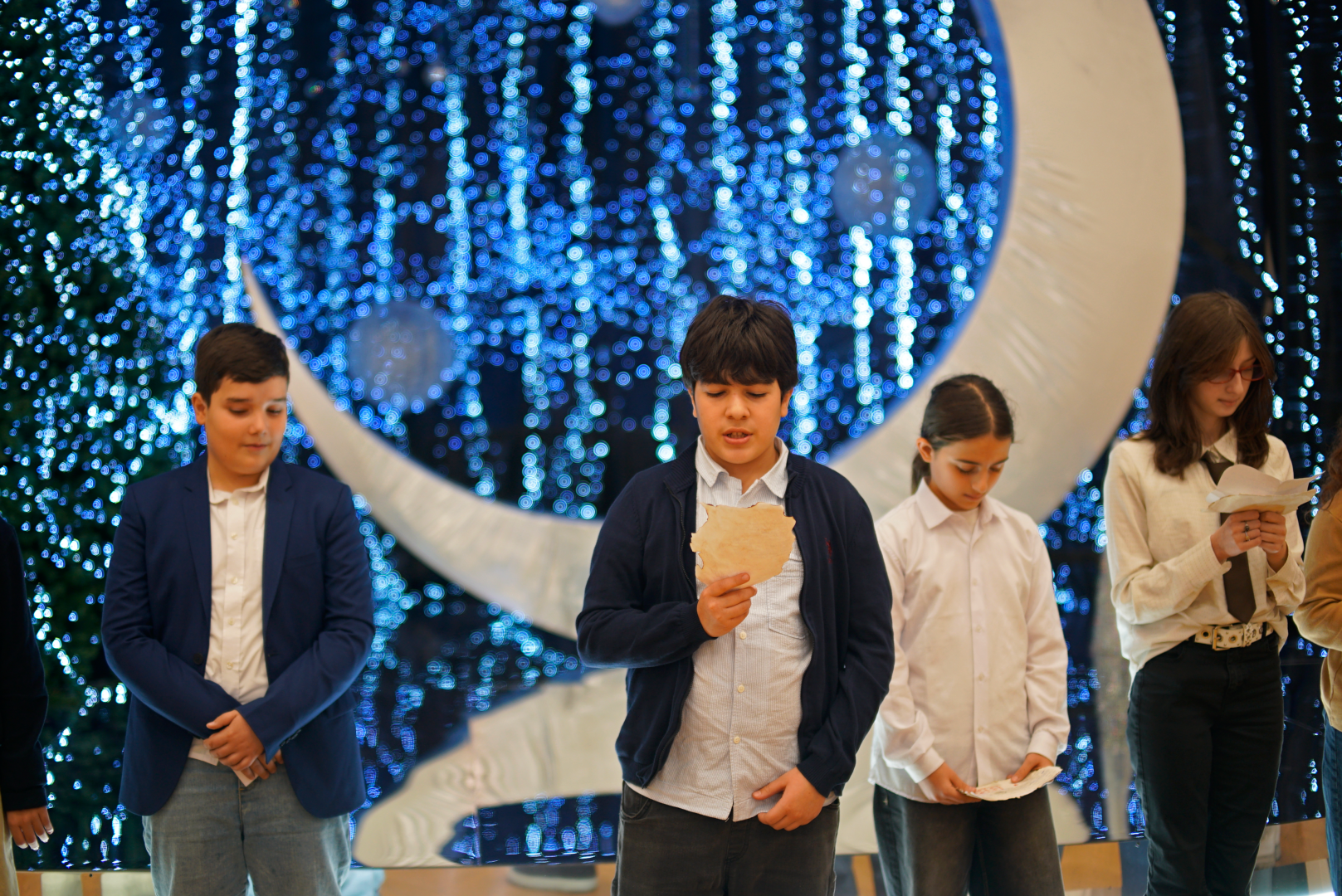 „მწვანე სკოლის“ მე-6 კლასის მოსწავლეების ვიზიტი CU-ში