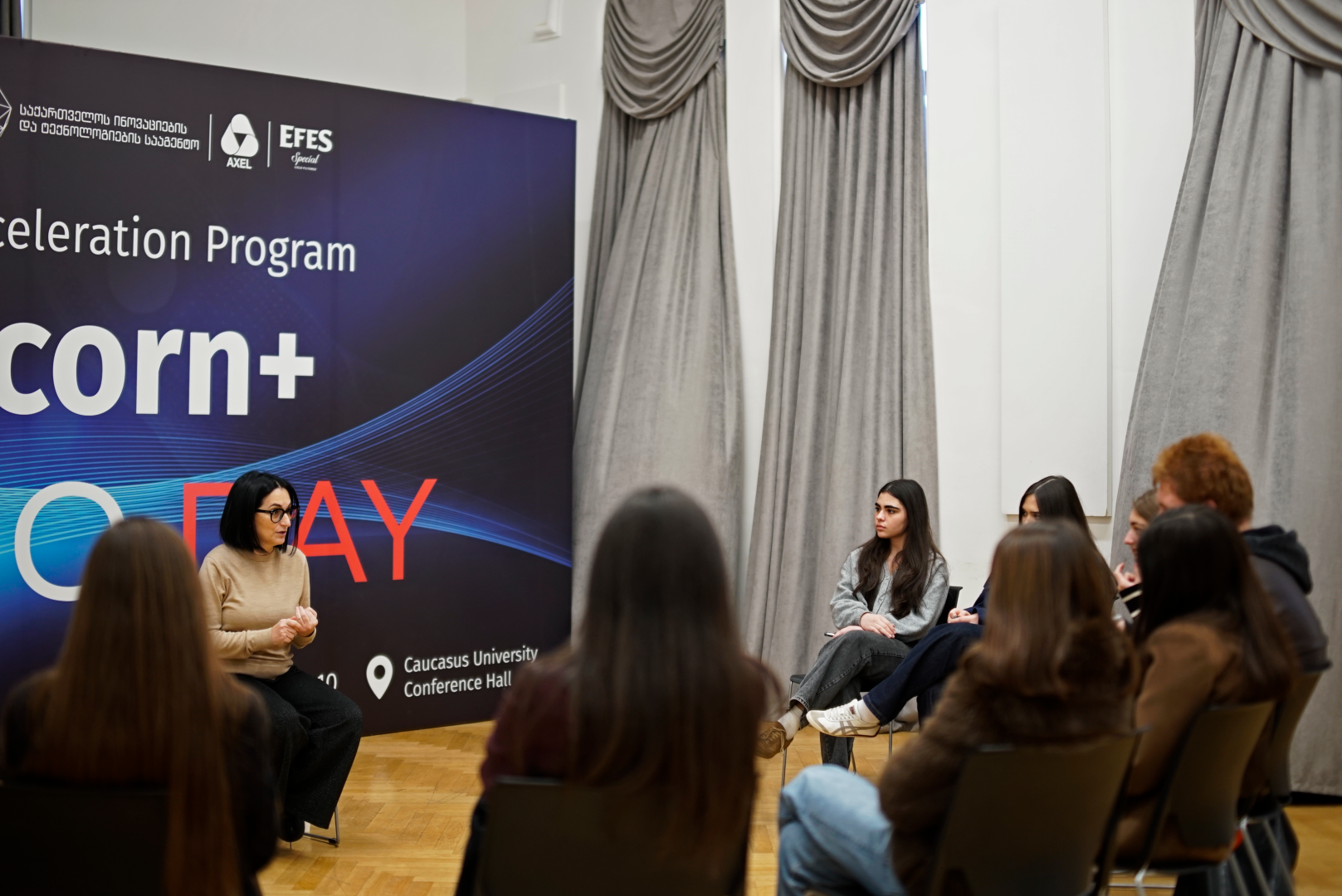 საინფორმაციო შეხვედრა აბიტურიენტებისთვის