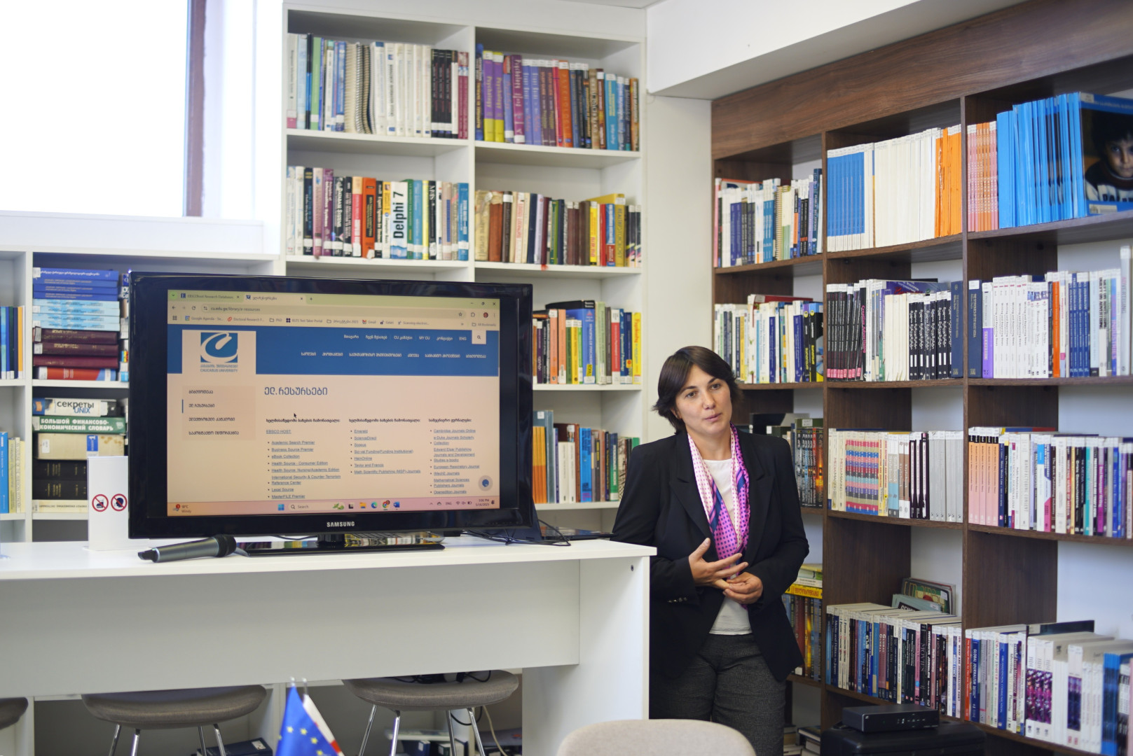 ტრენინგი თემაზე Ebsco-ს სამეცნიერო ბაზების გამოყენება