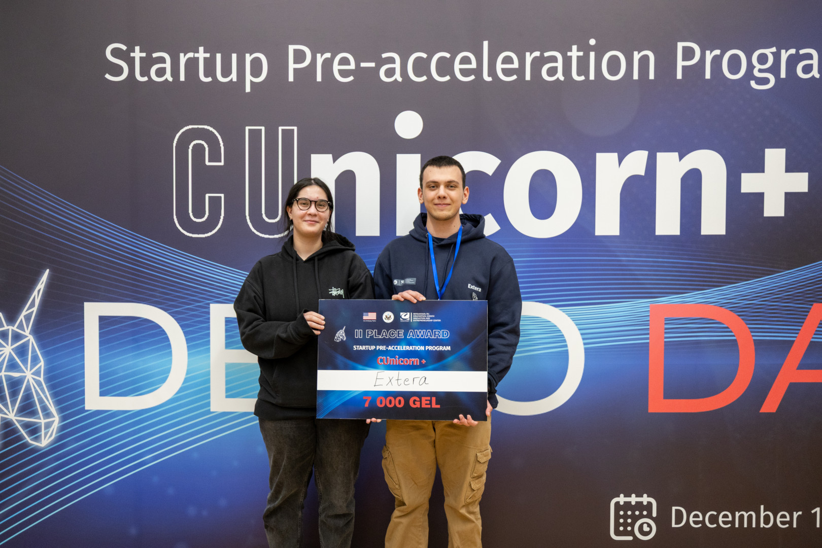 სტარტაპ პრე-აქსელერაციის პროგრამა CUnicorn+ - ის დემო დღე