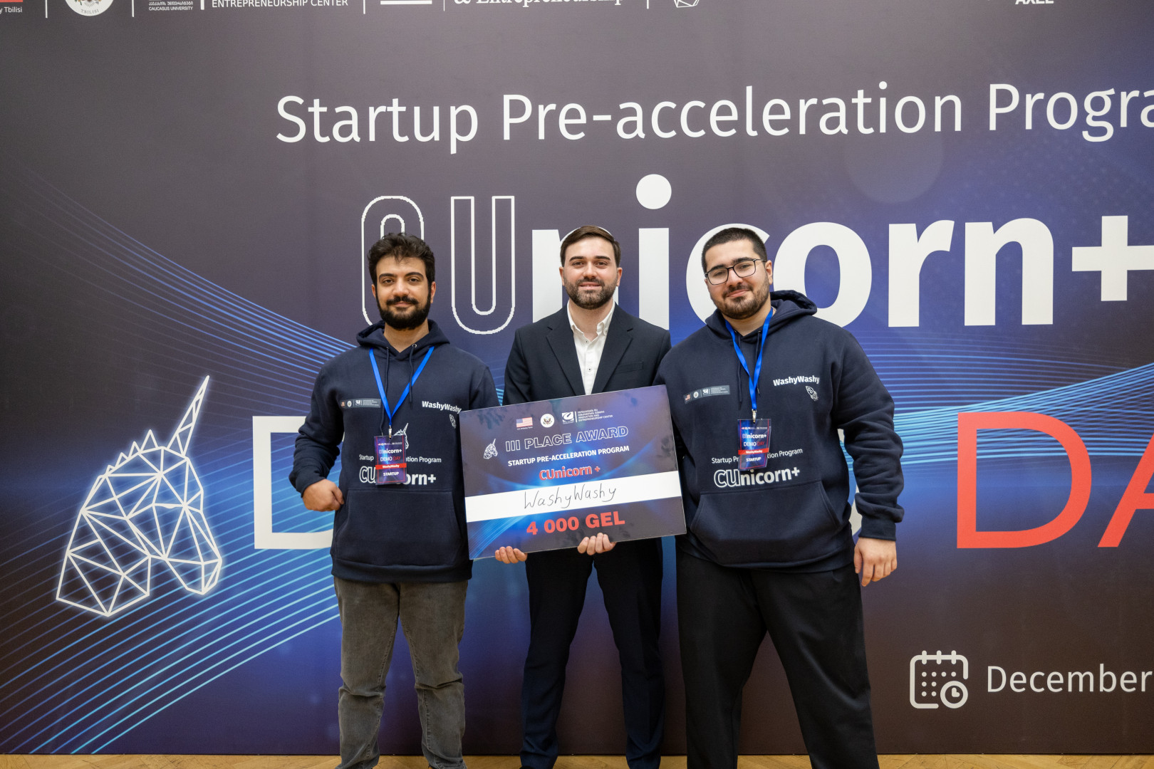 სტარტაპ პრე-აქსელერაციის პროგრამა CUnicorn+ - ის დემო დღე