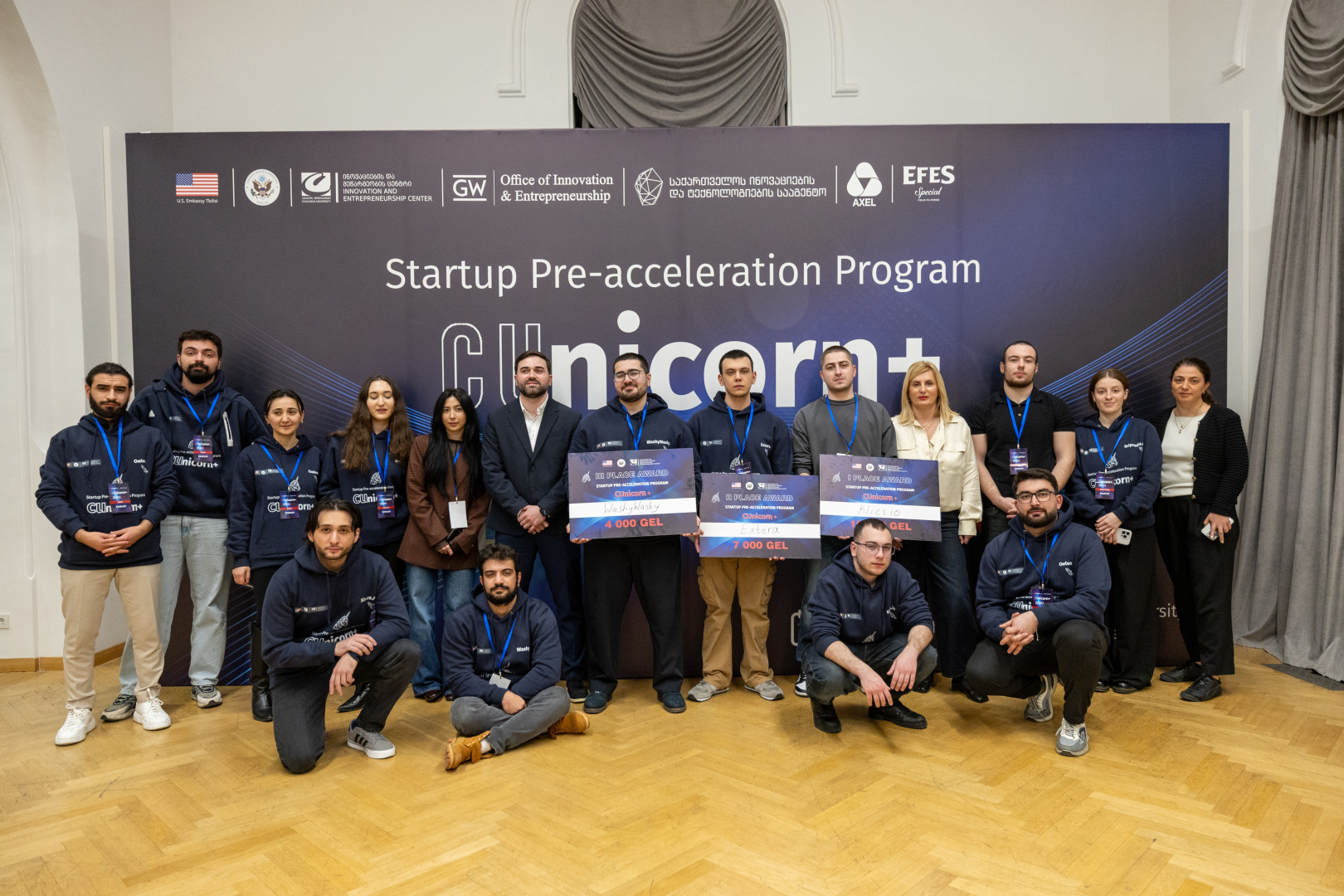სტარტაპ პრე-აქსელერაციის პროგრამა CUnicorn+ - ის დემო დღე