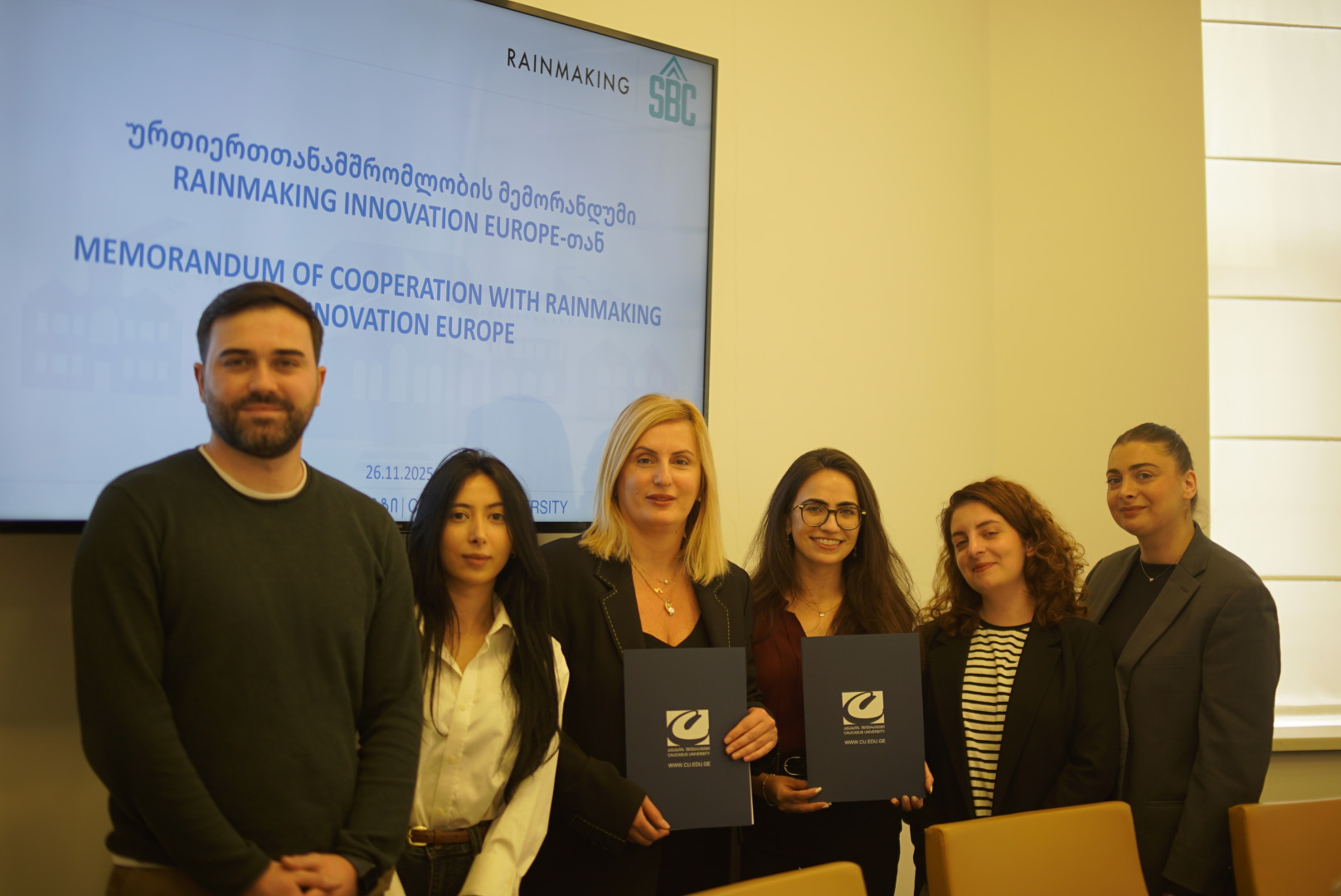 კავკასიის უნივერსიტეტმა საერთაშორისო აქსელერატორ Rainmaking Innovation Europe-თან ურთიერთგაგების მემორანდუმი გააფორმა