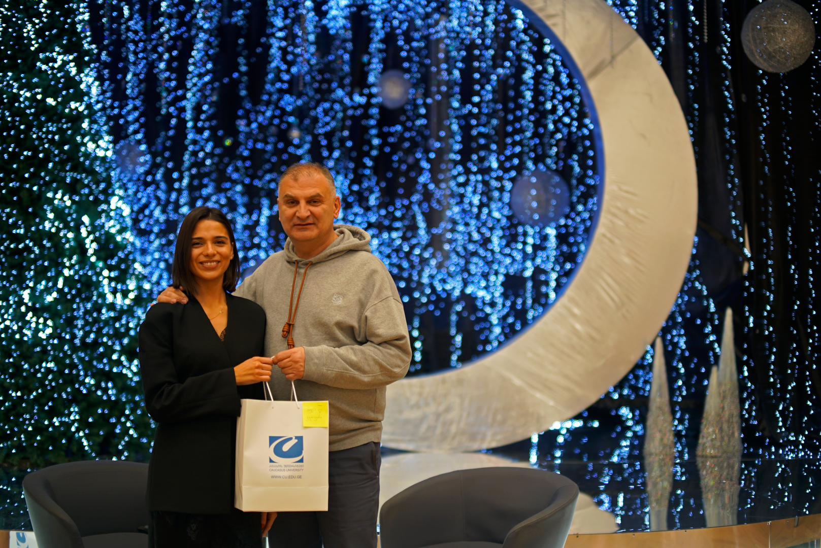 CU-ის ელჩების შეხვედრა უნივერსიტეტის პრეზიდენტთან