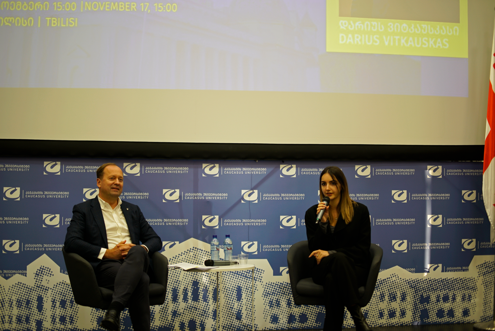 შეხვედრა ლიეტუვის რესპუბლიკის საგანგებო და სრულუფლებიან ელჩთან