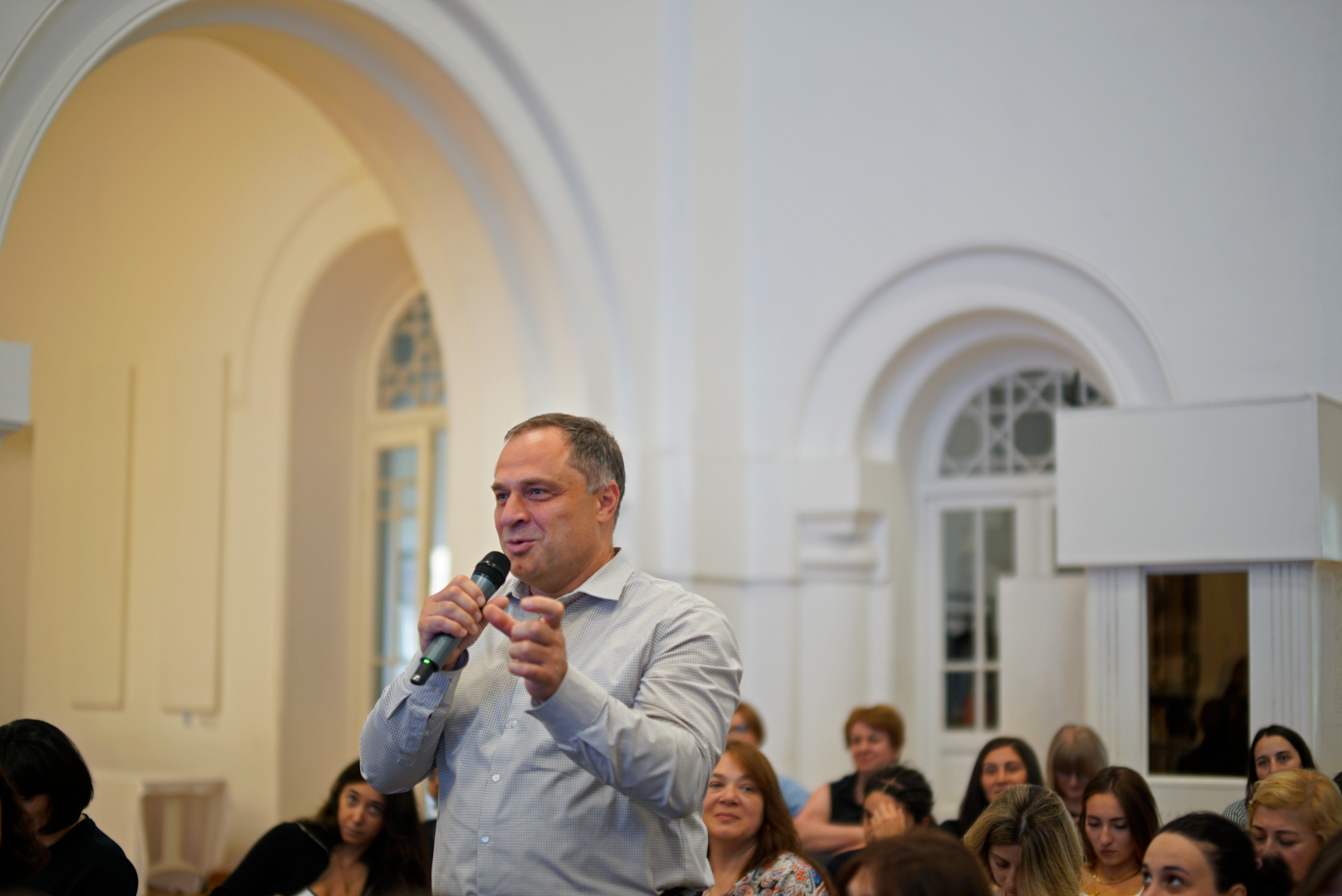 CU-ის პრეზიდენტის კახა შენგელიას და დოქტორ ფრედ კასირიეს წიგნის პრეზენტაცია