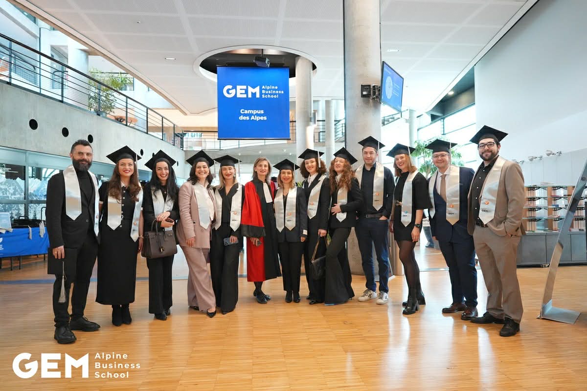 დიპლომების გადაცემის ცერემონიალი GEM-ის და CSB-ის ერთობლივი სამაგისტრო პროგრამის კურსდამთავრებულთათვის