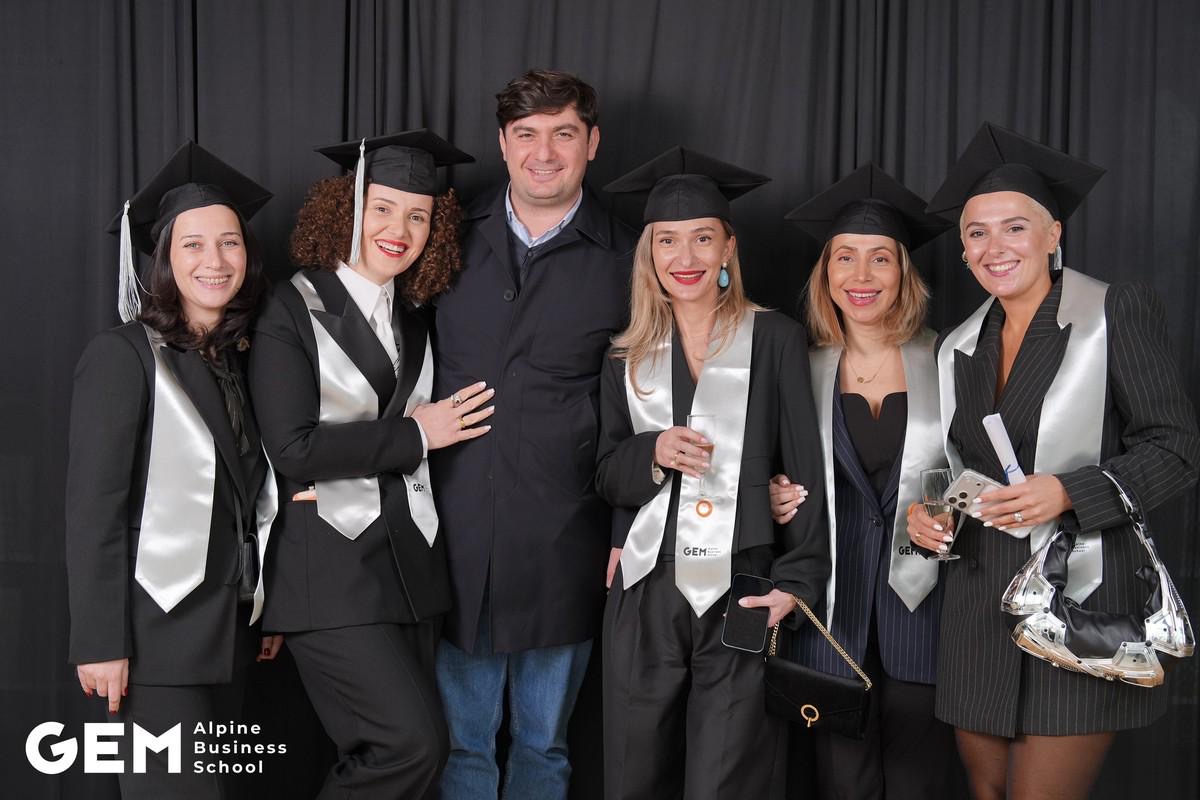 დიპლომების გადაცემის ცერემონიალი GEM-ის და CSB-ის ერთობლივი სამაგისტრო პროგრამის კურსდამთავრებულთათვის