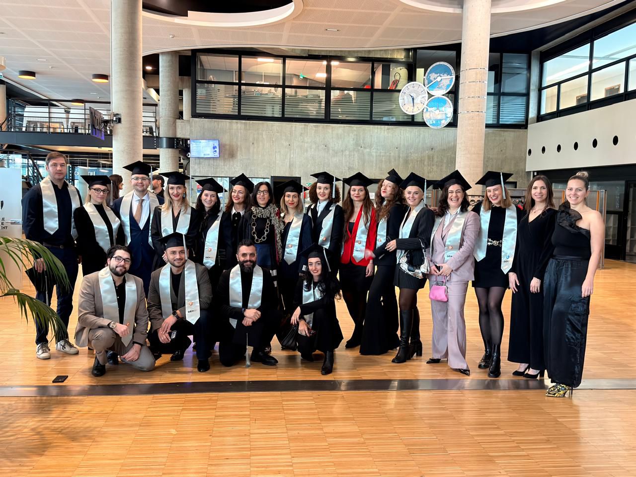 დიპლომების გადაცემის ცერემონიალი GEM-ის და CSB-ის ერთობლივი სამაგისტრო პროგრამის კურსდამთავრებულთათვის